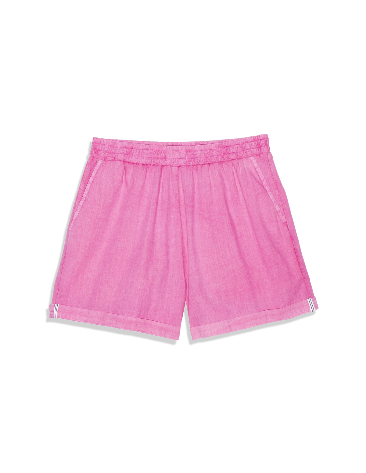 Sundry Voile Button Down &amp; Boxer Shorts Set in Pigment Magenta