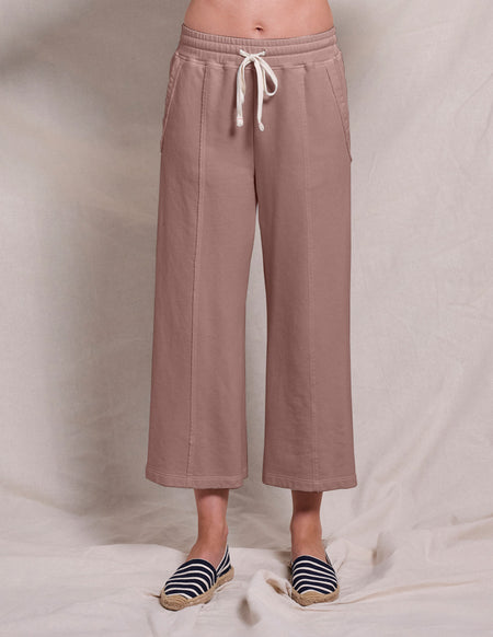 Sundry Raw Seamed Lounge Pant in Taupe