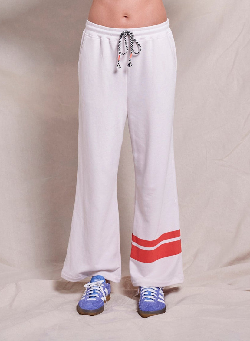 Sundry Double Stripe Lounge Pant in Oyster - Main Image