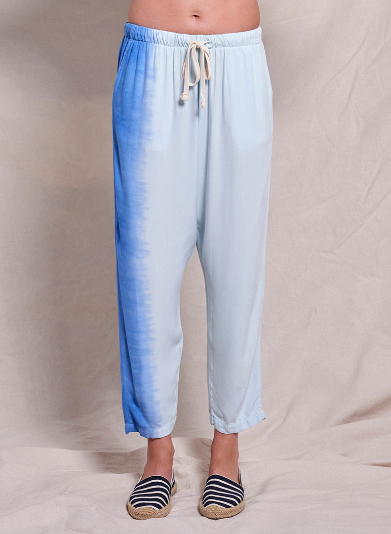 Sundry Tie Dye Top &amp; Tie Dye Pant in Blue Lagoon