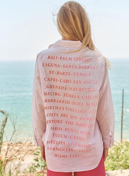 Sundry Destinations Oversized Shirt in Oyster