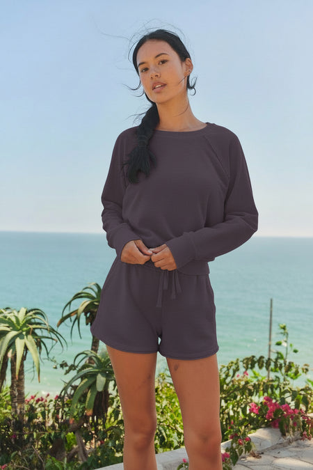 Sundry Raglan Sweatshirt in Vintage Navy