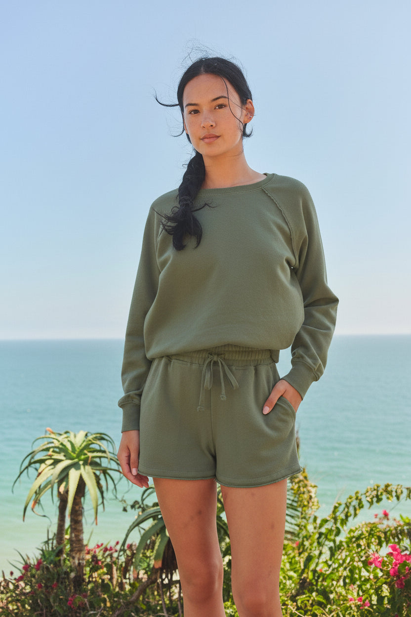 Sundry Lounge Short in Loden