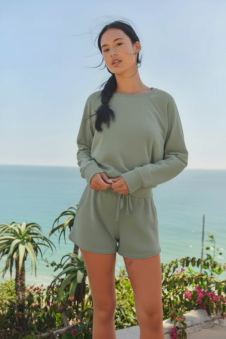Sundry Lounge Short in Loden