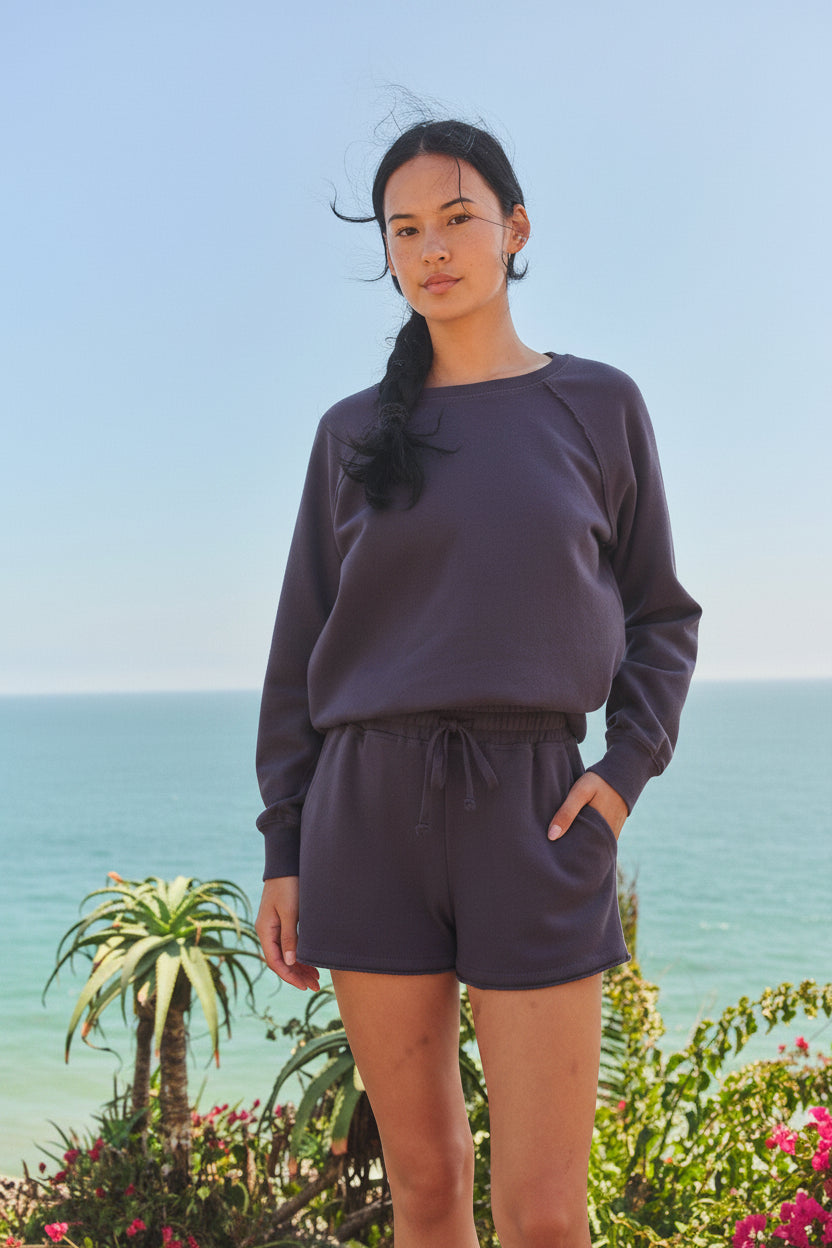 Sundry Lounge Short in Vintage Navy
