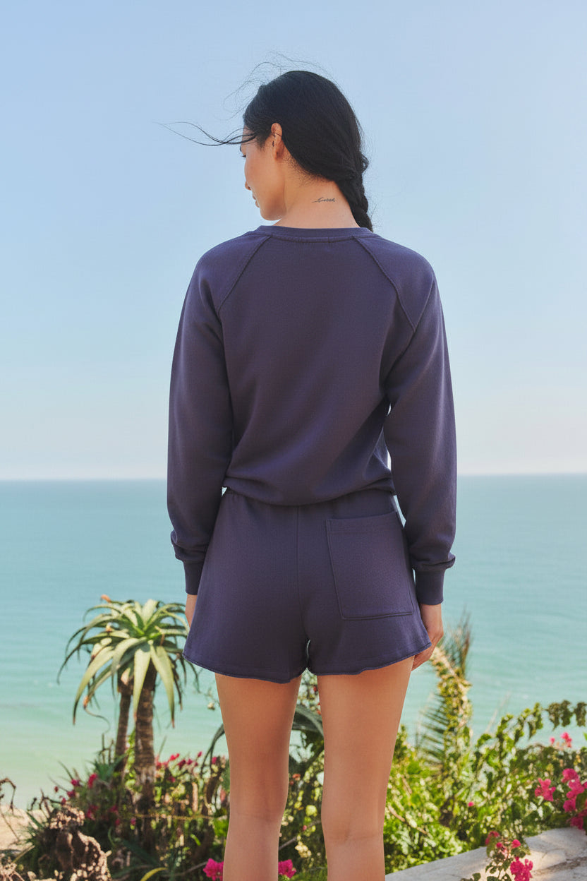 Sundry Lounge Short in Vintage Navy