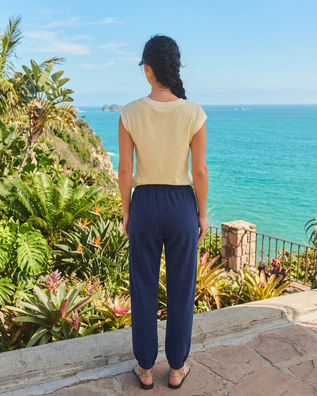 Sundry Basic Sweatpant in Deep Navy