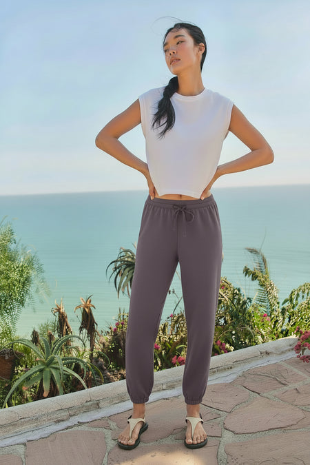 Sundry Basic Sweatpant in Vintage Navy