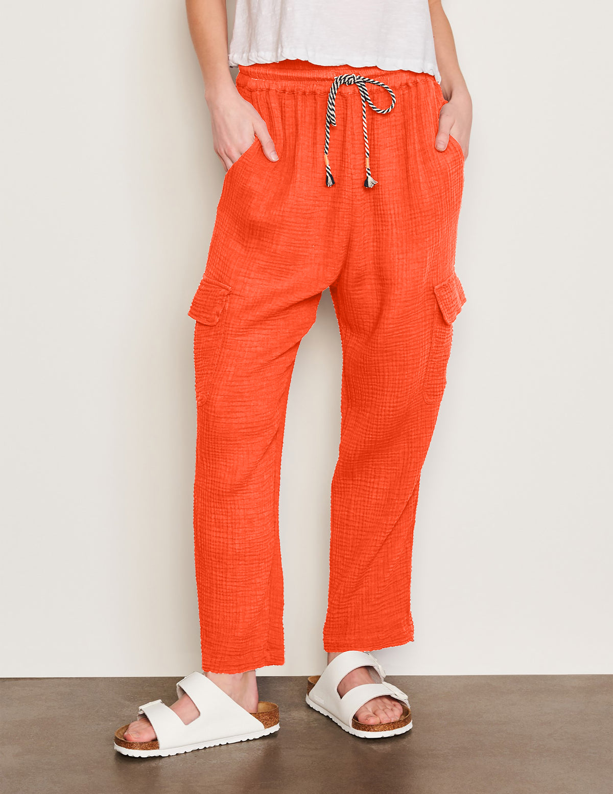 Sundry Easy Cargo in Bright Coral