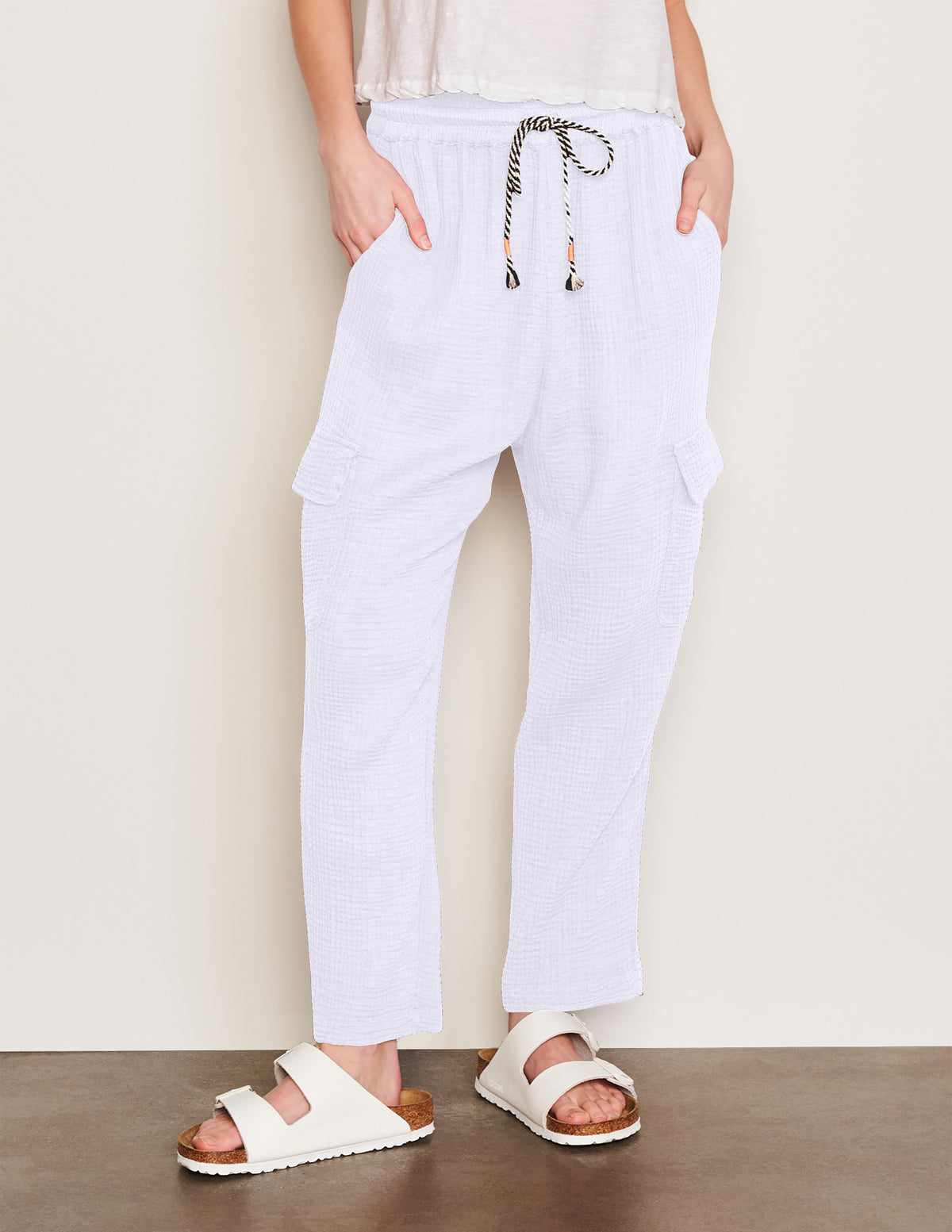 Sundry Easy Cargo in Optic White