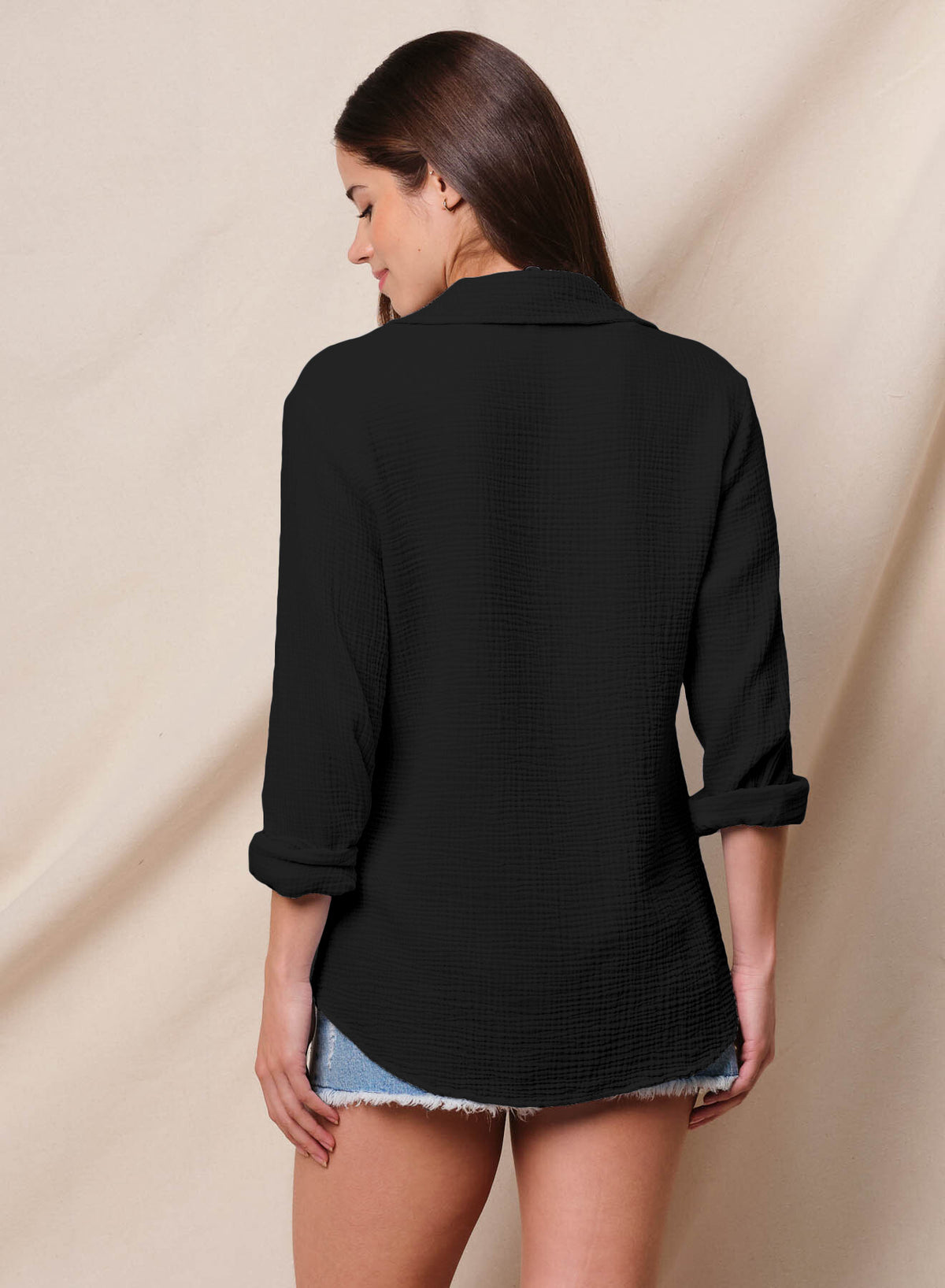 Sundry Classic Shirt in Black