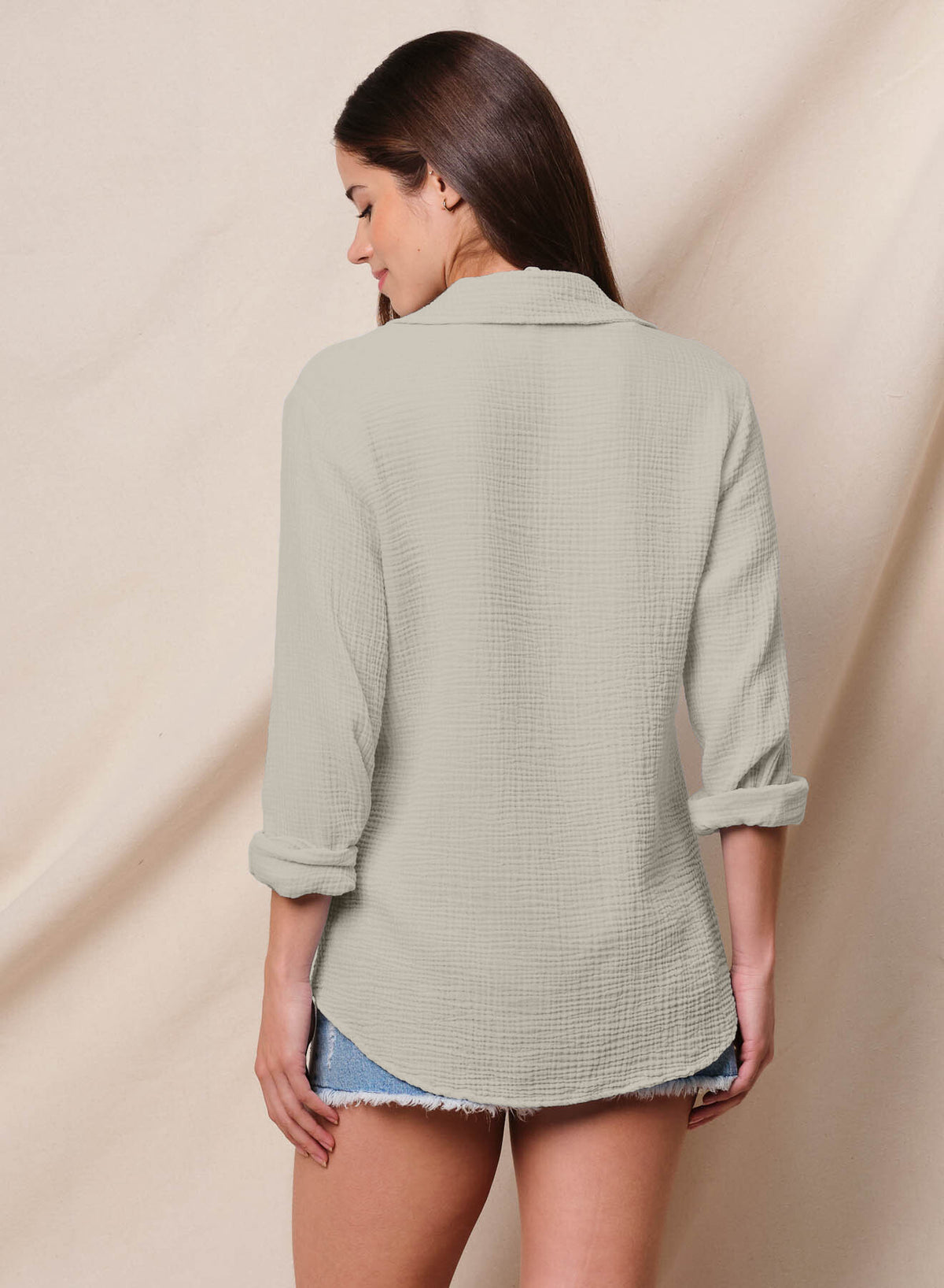Sundry Classic Shirt in Olive Oil
