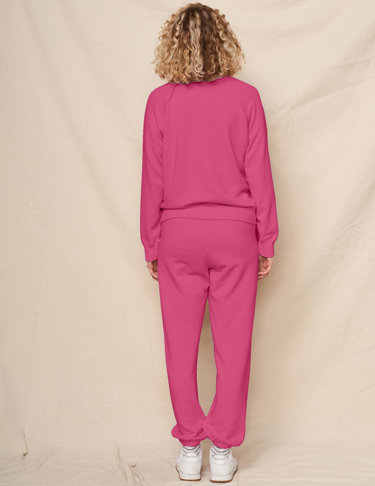 Sundry Raglan Sweatshirt in Cranberry