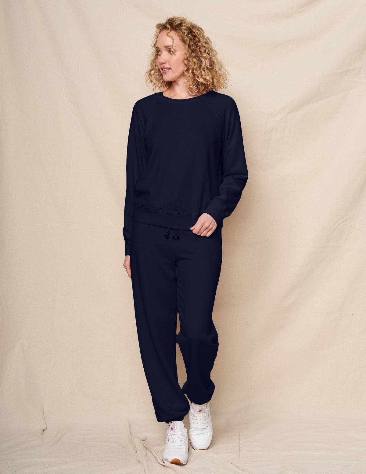 Sundry Raglan Sweatshirt in Deep Navy
