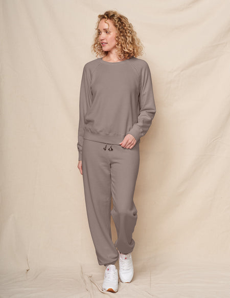 Sundry Raglan Sweatshirt in Fern