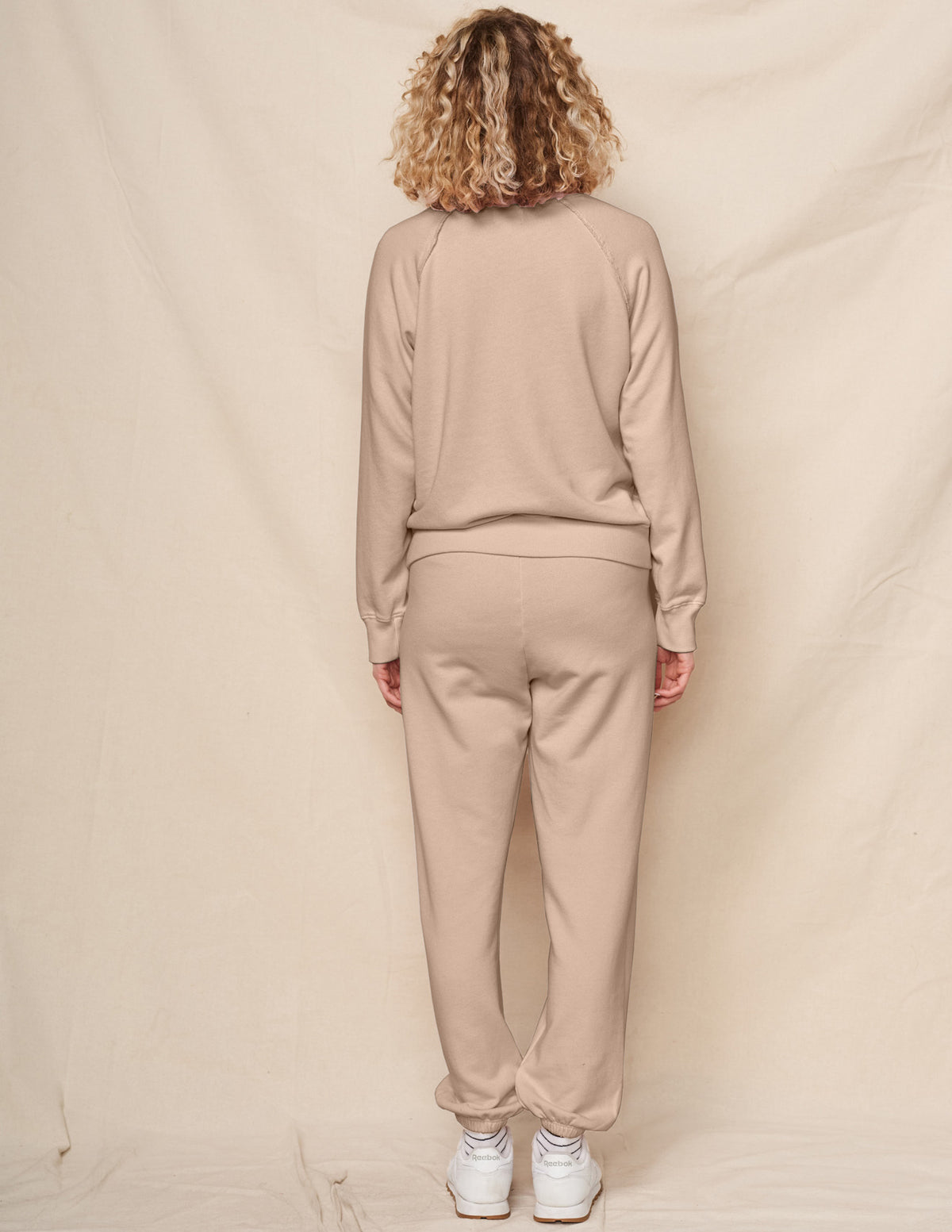 Sundry Raglan Sweatshirt in Taupe
