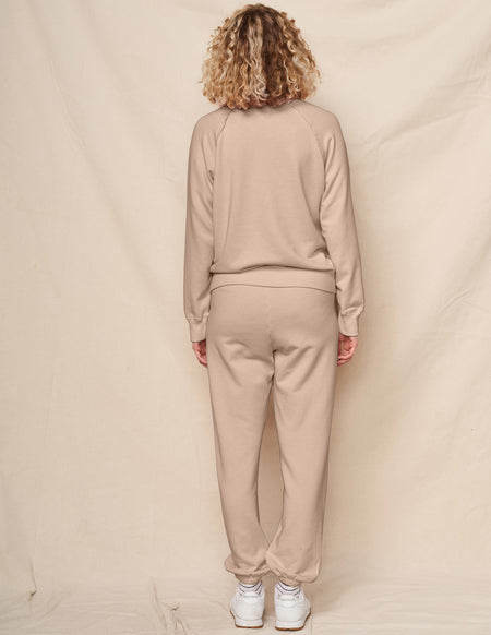 Sundry Raglan Sweatshirt in Taupe