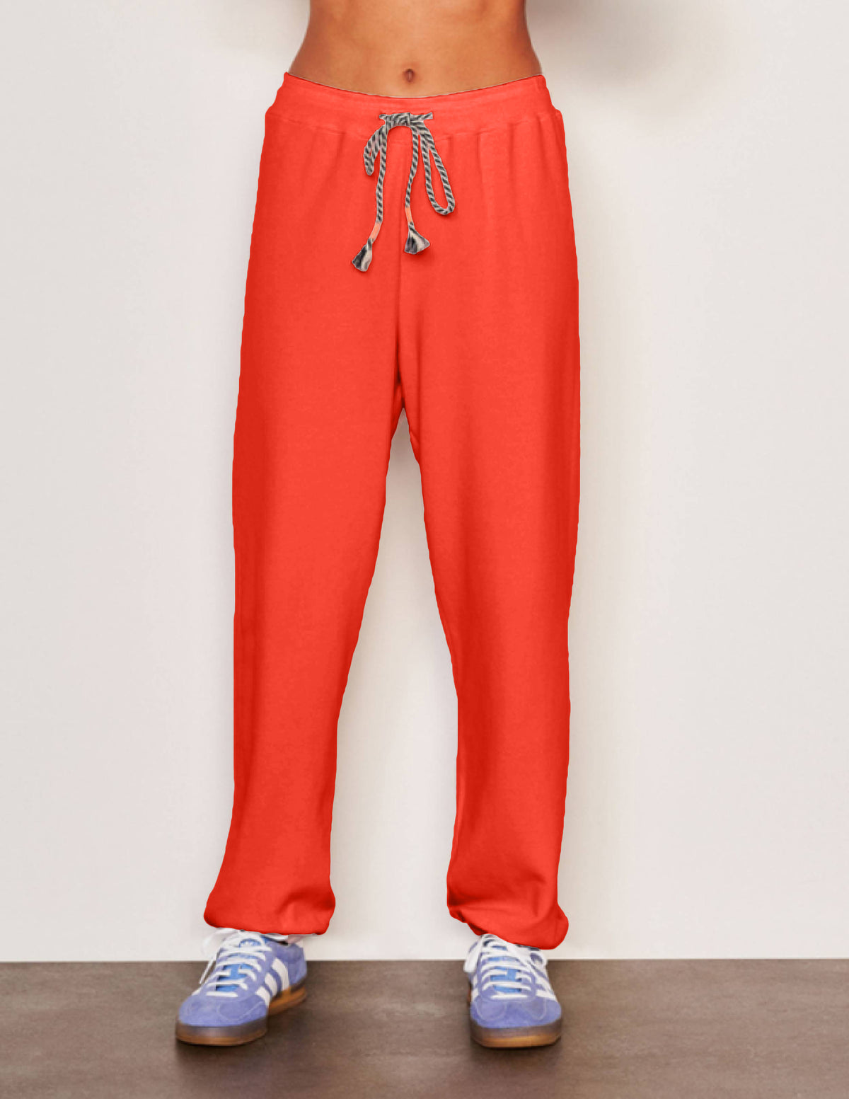 Sundry Basic Sweatpant in Bright Coral