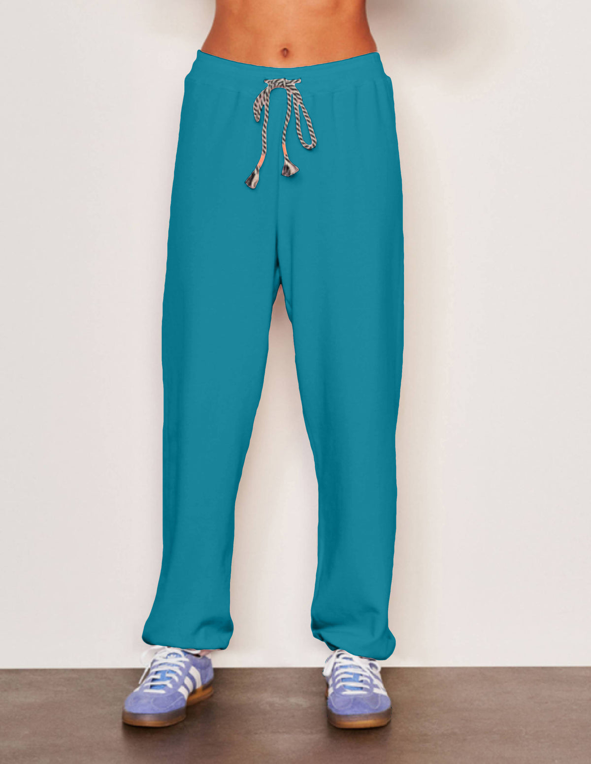 Sundry Basic Sweatpant in Dusty Aqua