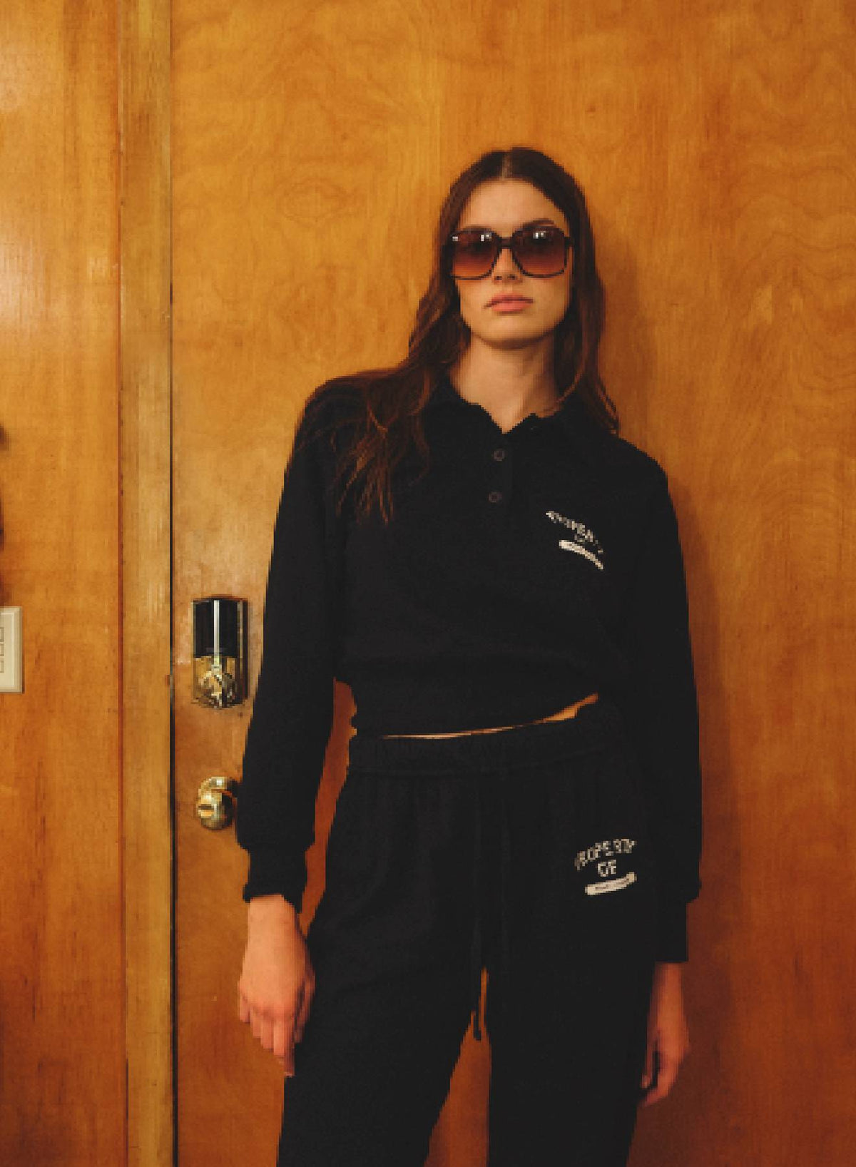 Sundry French Academy Athletic Sweatpant in Deep Navy