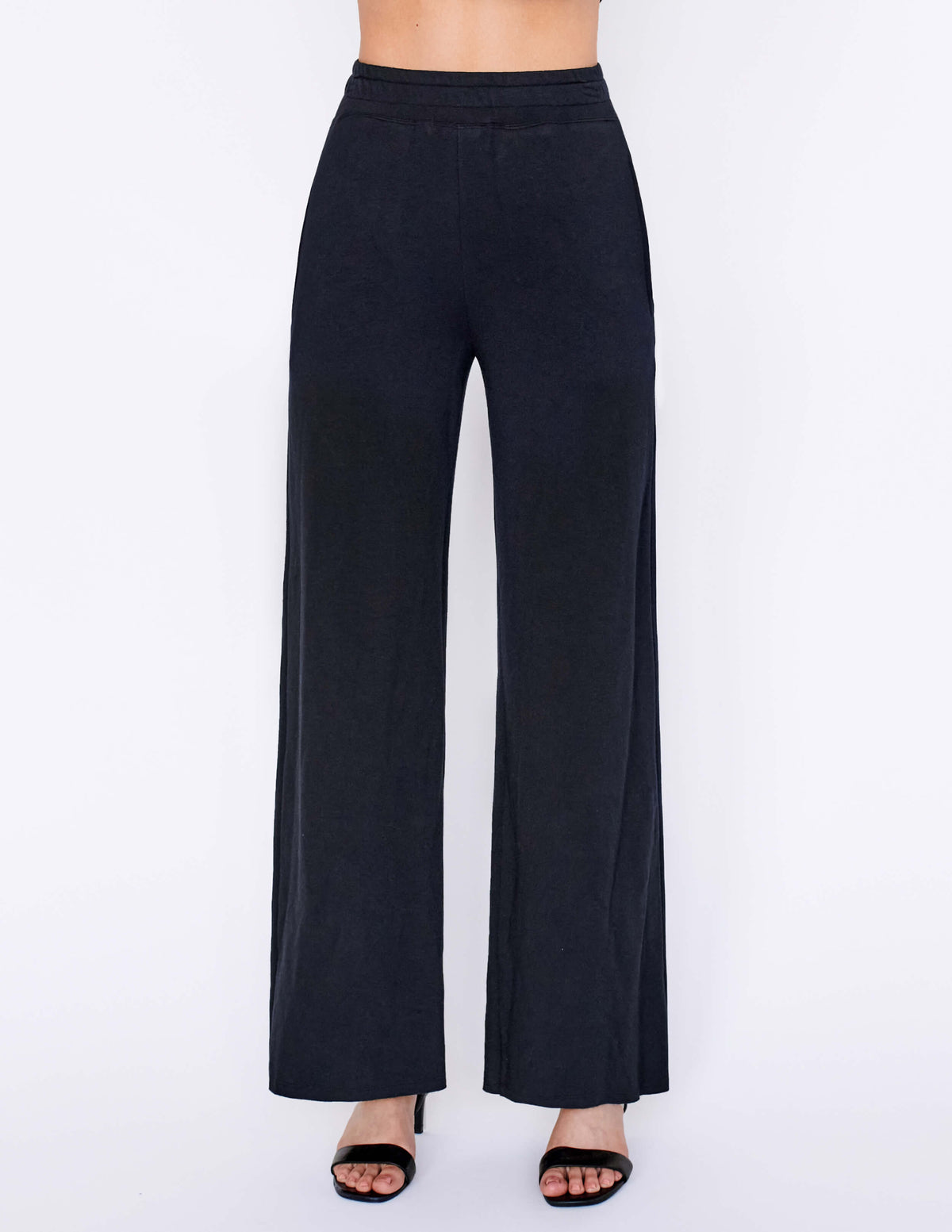 Sundry Wide Leg Pant in Black