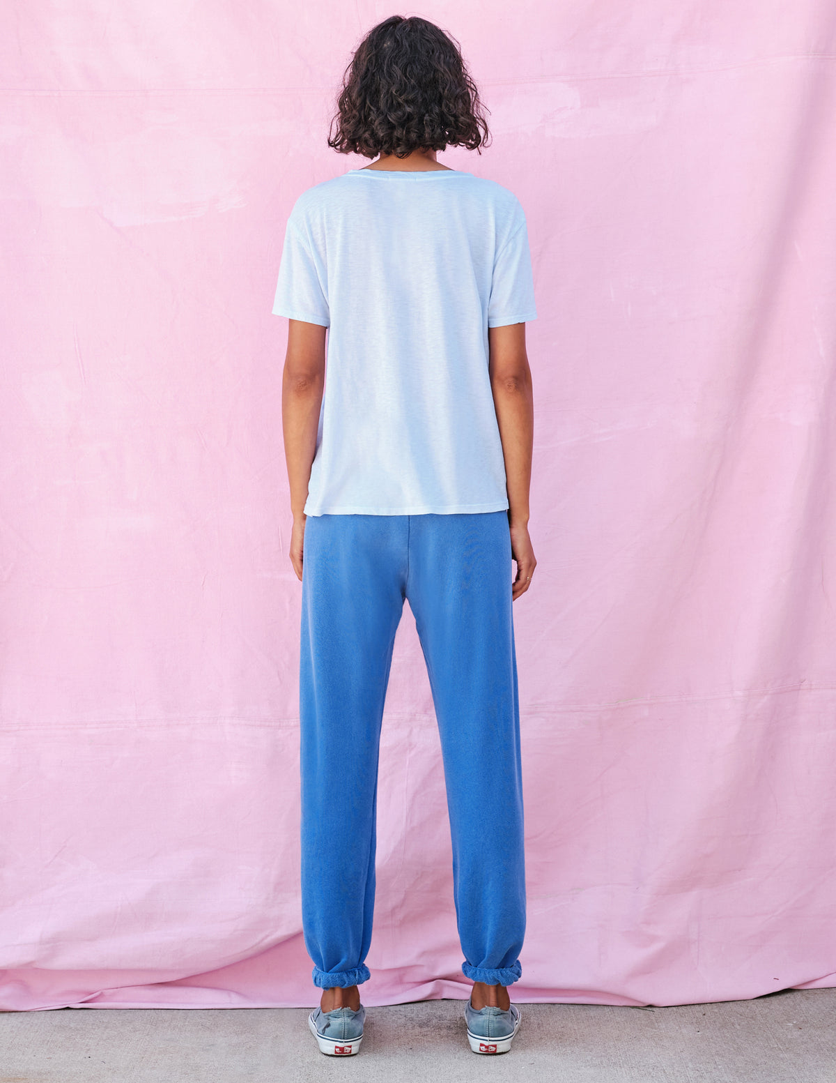 Sundry La Mer Vintage Tees in Pigment Powder Blue