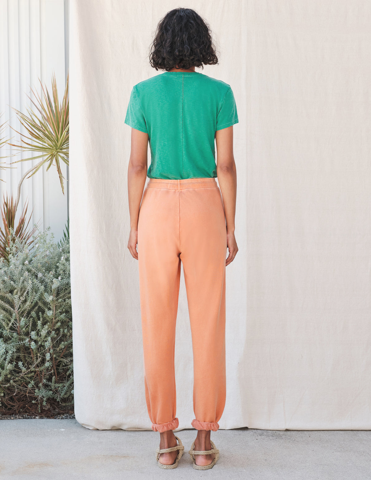 Sundry V-Neck in Pigment Clover